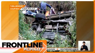 3 patay, 3 sugatan matapos mahulog ang SUV sa bangin sa Benguet | Frontline Pilipinas