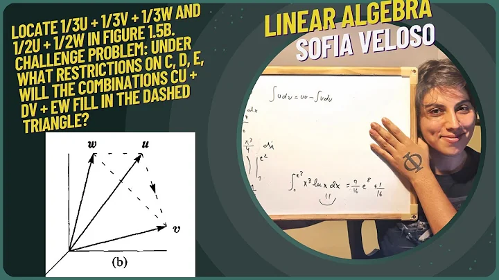 1.1.20 Locate 1/3u + 1/3v + 1/3w and 1/2u + 1/2w in Figure 1.5b.