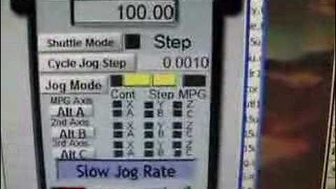 mill console MPG panel buttons