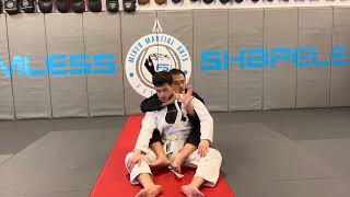 Half Nelson choke