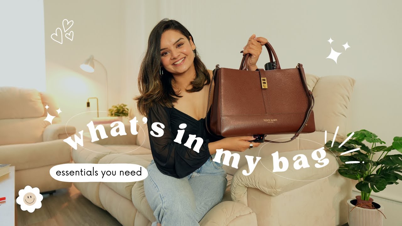 What's In My Bag | Work Essentials - YouTube