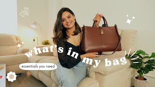 What's In My Bag | Work Essentials