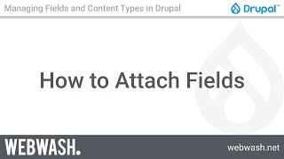 Famous Managing Fields and Content Types, 1.2 - How to Attach Fields Net Worth