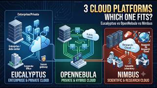 3.4 Private Cloud Platforms Explained ☁️ | Eucalyptus vs OpenNebula vs Nimbus