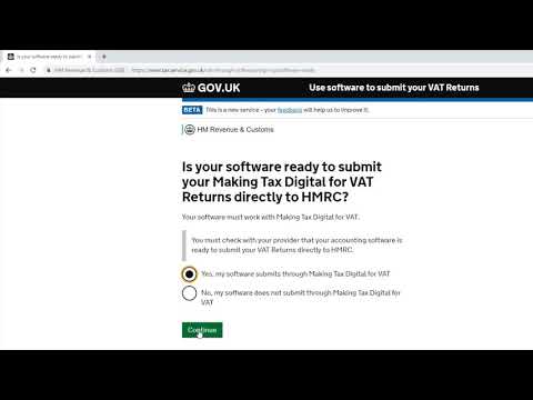 HMRC MTD for VAT Sign Up Process