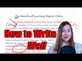 How to Write a Good Paragraph