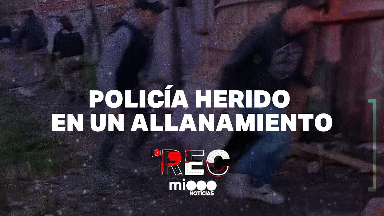 POLICÍA HERIDO EN UN ALLANAMIENTO - COLGADO DE LA CAMIONETA - #REC