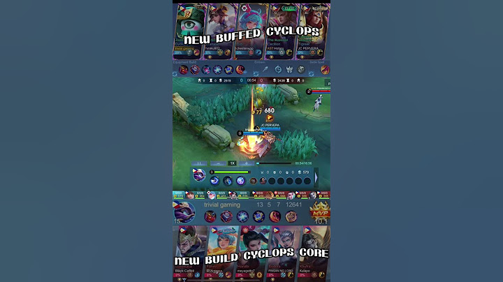 New updated buffed cyclops no cooldown ultimate #mobilelegends #ml #gaming #mlbbgameplay #cyclops
