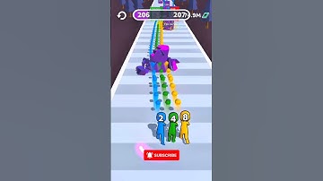 ⚔️ Merge Grabber Level 206 Part 3 Crazy Upgrade Streak! 🔥🎮 #MergeGrabber #shortsfeed #short #gaming