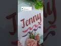 Jenny Request done ❤️✨ please subscribe and comment name#sandwriting #sandart #calligraphy #asmr