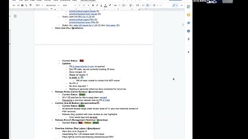 Kubernetes Release Team Meeting