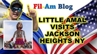 Little Amal visits Jackson Heights, Queens