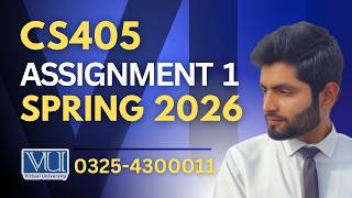 🔴CS405 assignment 1 solution 2026 | CS405 assignment 1 solution spring 2026