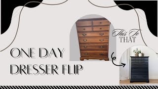 ONE Day Painted Dresser Makeover (BEGINNER FRIENDLY)