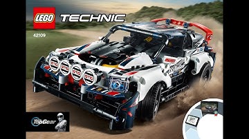 Lego Technic 42109 App Controlled Top Gear Rally Car Instructions