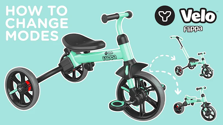 How to Change Mode on the Y Velo Flippa 4-in-1 Toddler Trike to Balance Bike