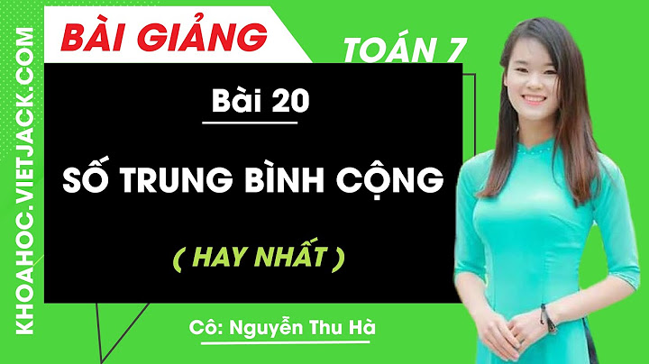 Kí hiệu chung của trung bình cộn năm 2024