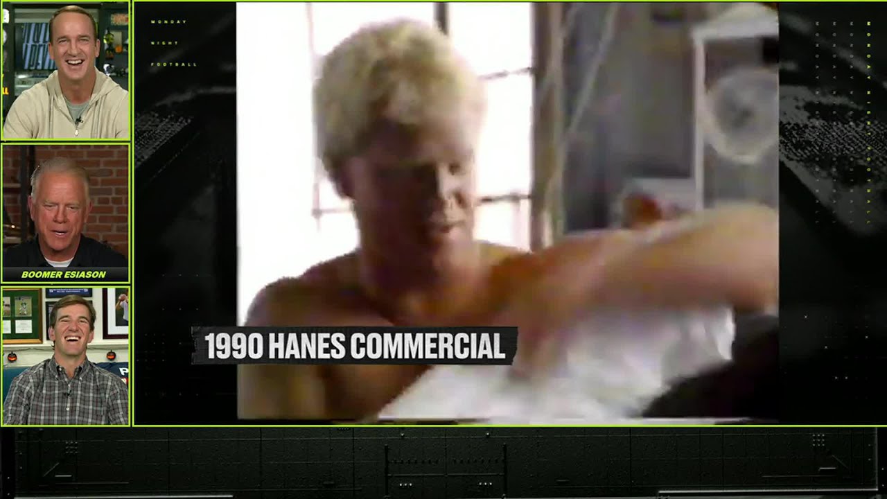 Boomer Esiason joins the Manning Cast on 'MNF' to talk Underwear
