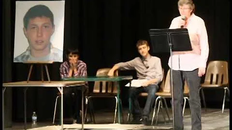 Woman shares son's heroin story with students