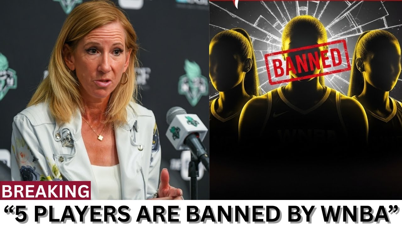 WNBA Commissioner ANNOUNCES 5 Players Are BANNED From The League! - YouTube