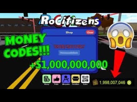 New Money 2019 Codes For Roblox Rocitizens