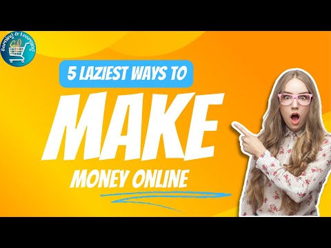 5 laziest ways to make money online: | make money online | how to make money online 2024