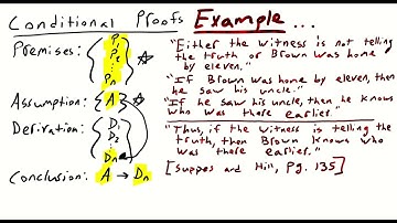 Arguments with Conditional Proofs