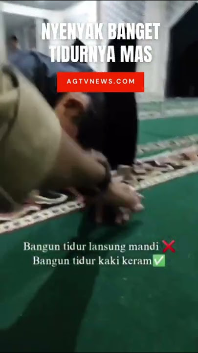 Tidur Nyenyak, Bangun-Bangun Kaki Keram #short #shorts #viral  #dagelan #santri