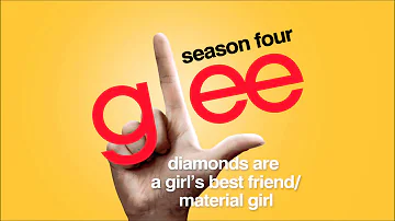 Diamonds Are a Girl's Best Friend / Material Girl - Glee [HD Full Studio]