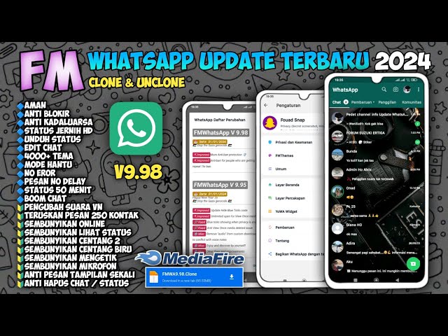 Update FM WhatsApp terbaru 2024 | WhatsApp Mod terbaru 2024 class=