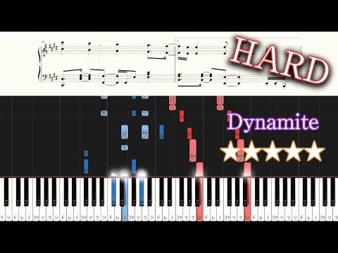 【楽譜】Dynamite / BTS（ピアノソロ上級）防弾少年団 / 방탄소년단【ピアノアレンジ楽譜】