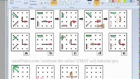umatTutor.com continue the series 01 non verbal reasoning UMAT