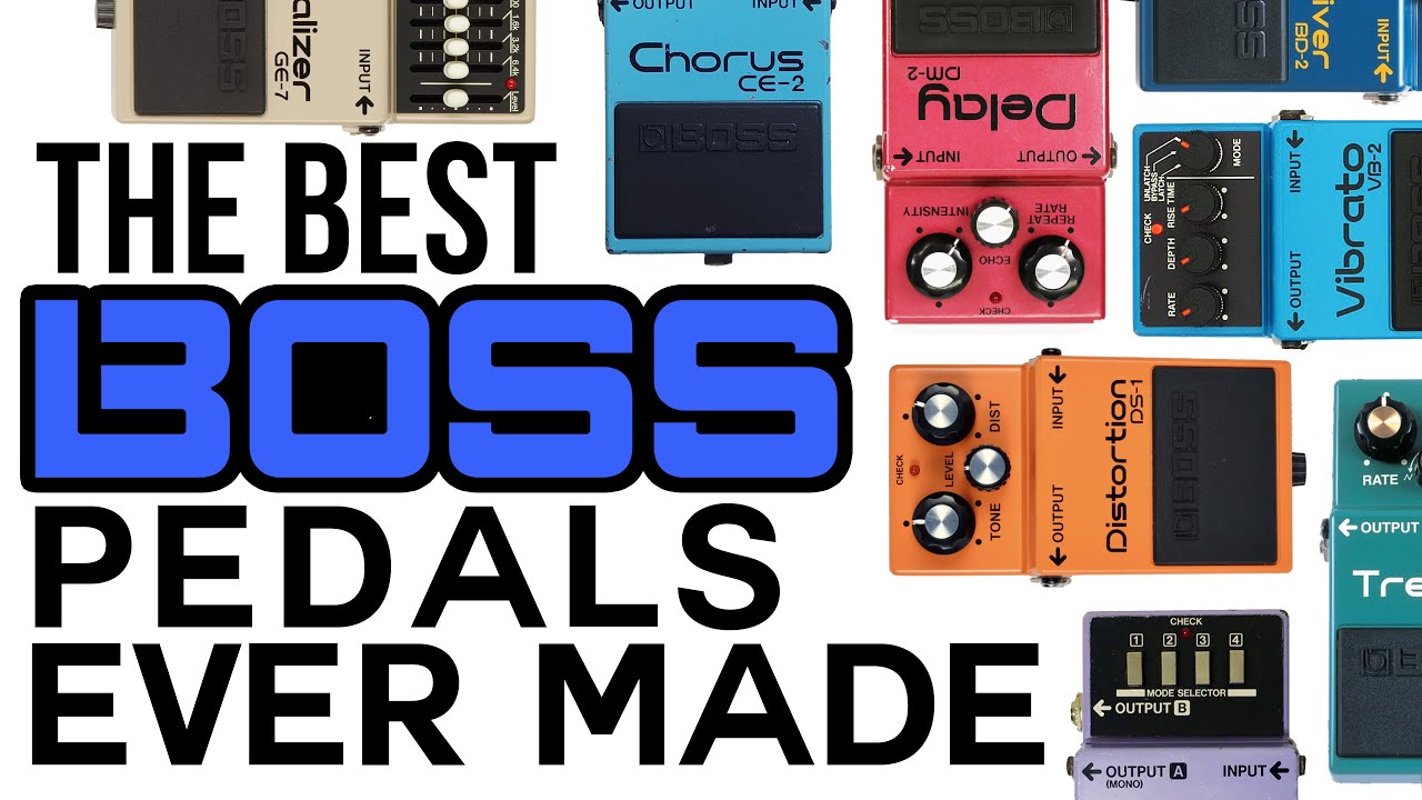 Top 10 Boss Pedals Ever Made Youtube