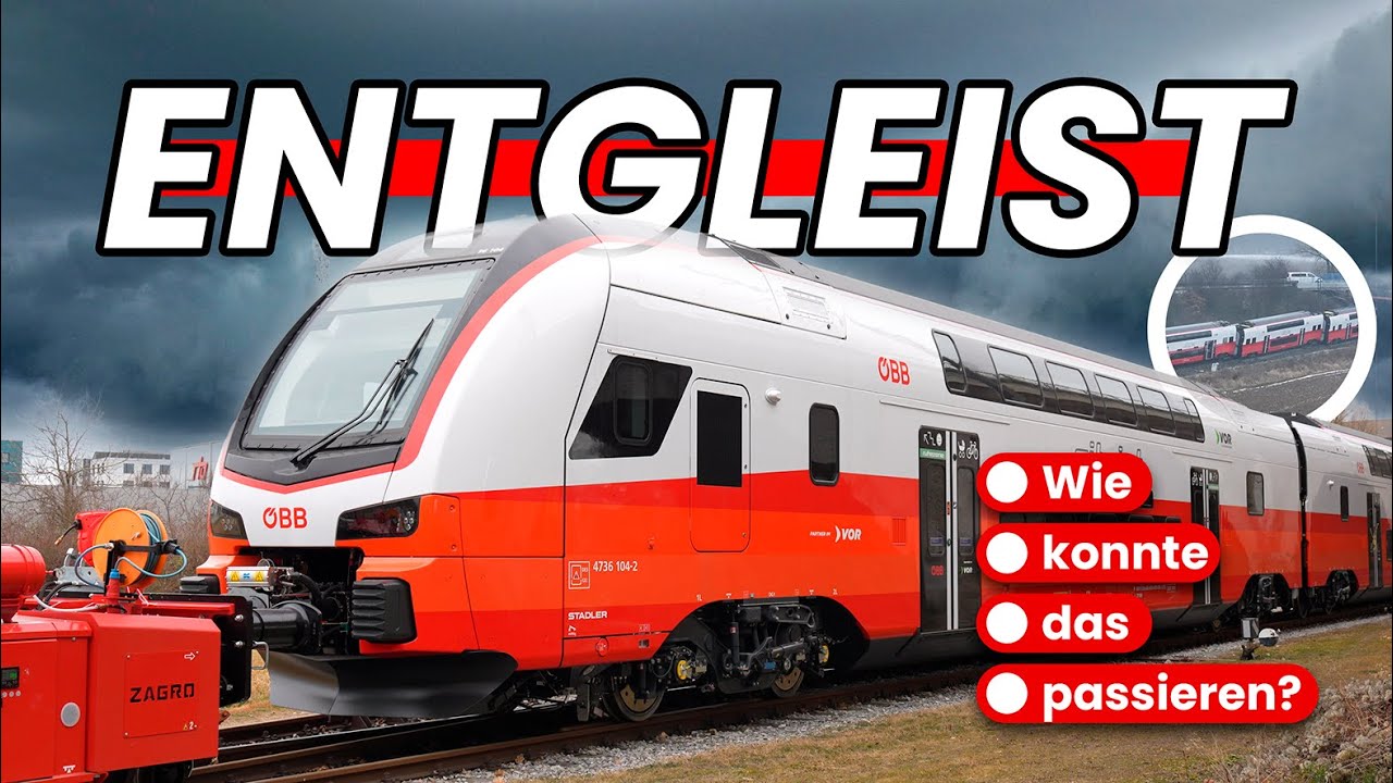 Entgleisung des neuen ÖBB Stadler KISS 160 – Einsatz ab 2026 in Gefahr?