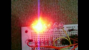 PIC16F628A LEDs Chaser