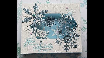 Shadowbox Snowflake Card