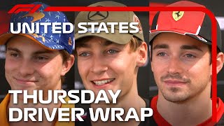 Thursday Driver Wrap | 2023 United States Grand Prix