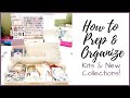 How to Prep & Organize Craft Kits or New Collections | Storage Ideas