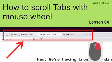 Super useful trick how to Scroll Tabs easily with Mouse Wheel | Windows Themes & Tutorials