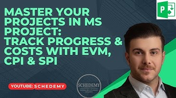 Master Your Projects in MS Project: Track Progress & Costs with EVM, CPI & SPI