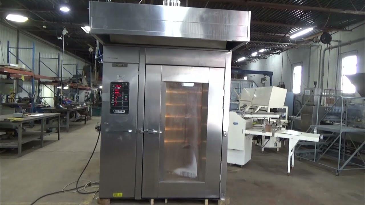 Hobart Double Rack Gas Oven, Model HBA2G, Running. YouTube