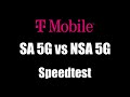 Tmobile sa 5g vs nsa 5g