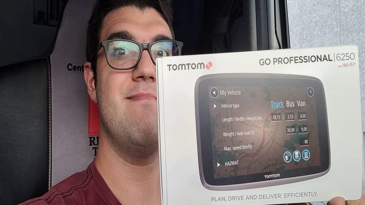 TOMTOM GoProfessional 6250 unboxing and first review