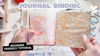 Easy Journal Binding Tutorial (Beginner Friendly Tutorial) | Part 3/3 Making an Art #junkjournal