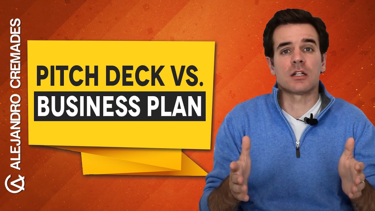 difference business plan and pitch deck