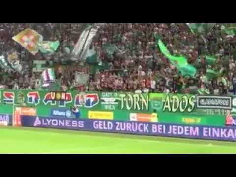 Fußballspiel Rapid Wien sponsor Lyoness