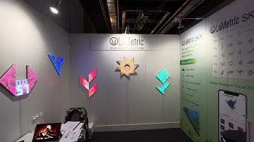 LaMetric SKY smart lighting/display at Light & Building 2024