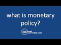 What is Monetary Policy?  |  Monetary Policy Explained  |  Overview  |  IB Macroeconomics