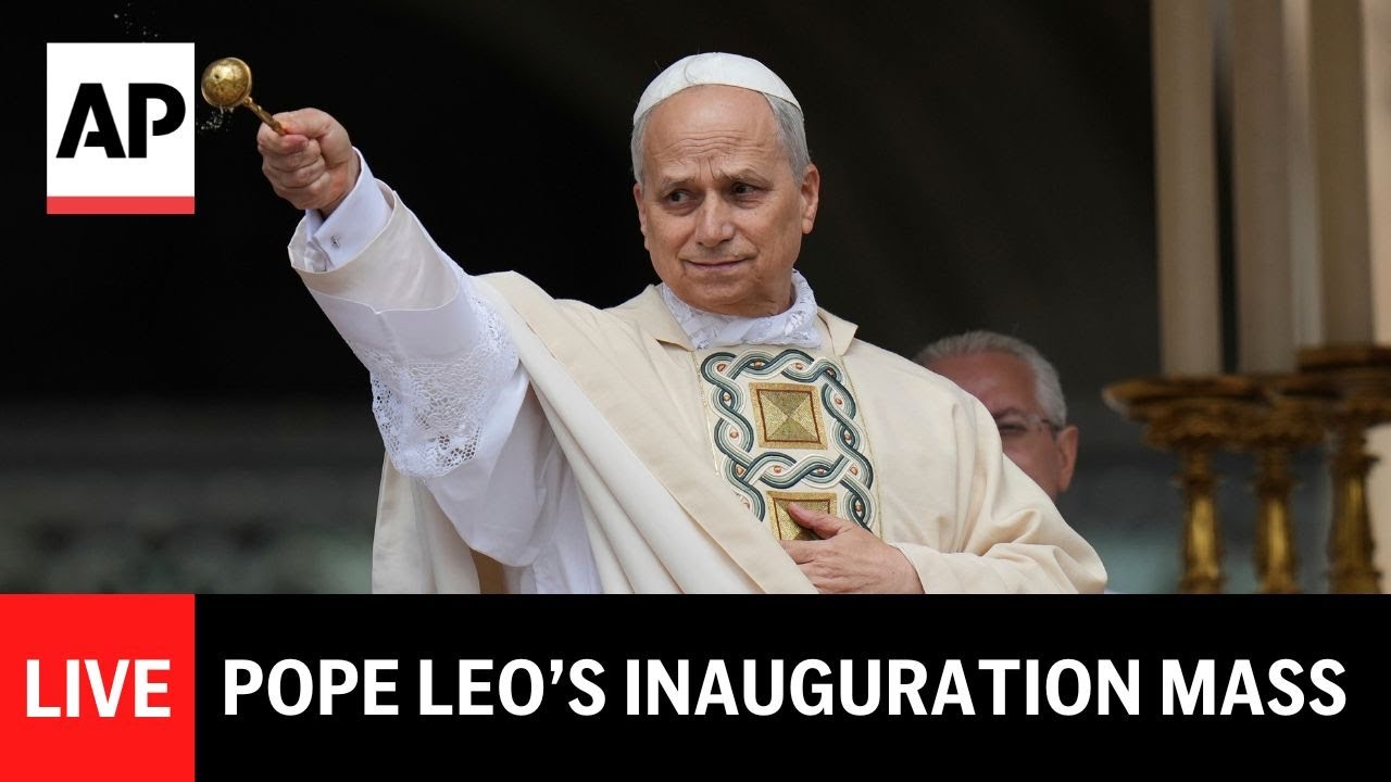 LIVE: Pope Leo XIV’s inauguration Mass at the Vatican