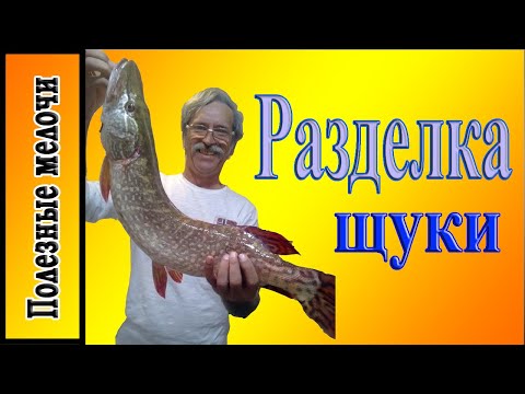 Разделка щуки.